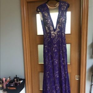 Long Purple dress
